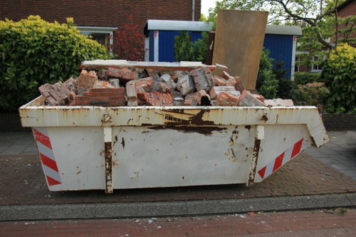 Residential waste being collected in Gerrards Cross