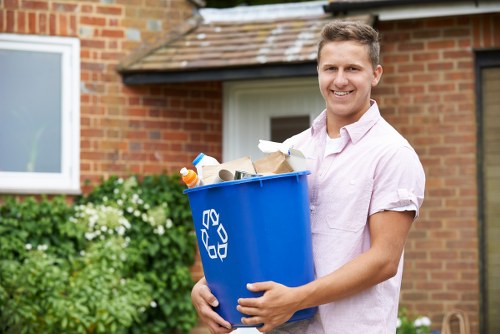 Eco-friendly recycling during loft clearance